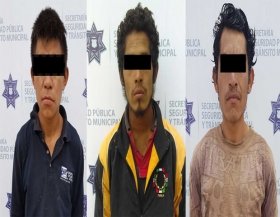 Caen tres ladrones en un d&iacute;a
