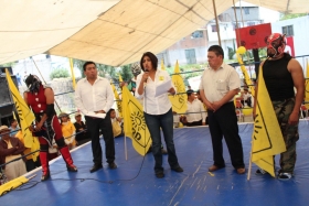 Roxana Luna exige que el proceso electoral sea libre y democr&aacute;tico