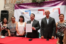 Dentro de su plataforma de trabajo, se encuentra  crear la Secretar&iacute;a de la Mujer