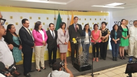 Roxana Luna fue presentada formalmente por Agust&iacute;n Basave