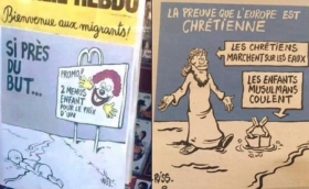 Charlie Hebdo critica a pa&iacute;ses europeos