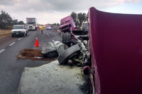 El percance se registr&oacute; altura  del kil&oacute;metro 197+050, con direcci&oacute;n a Veracruz