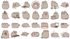 El gato Pusheen, uno de los stickers que ofrece Facebook podr&aacute; llegar a WhatsApp