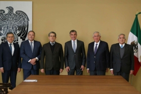 Tom&oacute; protesta a Ra&uacute;l S&aacute;nchez Kobashi como Jefe de la Oficina del Ejecutivo y a Enrique Robledo como Secretario de Finanzas y Administraci&oacute;n