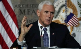 Pence dice que seg&uacute;n Honduras caravana de migrantes fue financiada por Venezuela