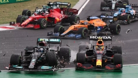 Esteban Ocon y #Alpine sorprenden en el GP de Hungr&iacute;a