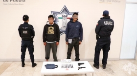 En Cholula detienen a dos personas en posesi&oacute;n de droga