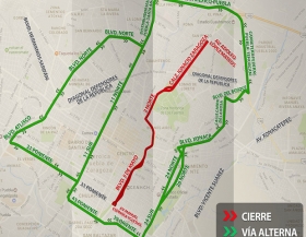 Estas ser&aacute;n las calles cerradas