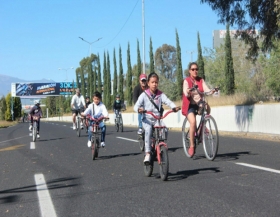 Disfrutaron V&iacute;a Recreativa Metropolitana