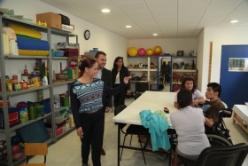 Recorri&oacute; las instalaciones del Centro de Rehabilitaci&oacute;n y Educaci&oacute;n Especial,