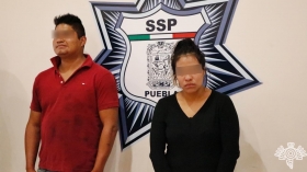 Detienen en Amozoc a dos presuntos ladrones de veh&iacute;culos