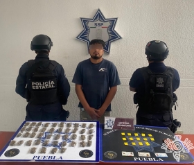 Captura Polic&iacute;a Estatal a presunto narcovendedor de &ldquo;Los Valencia&rdquo;