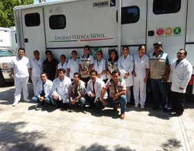 envi&oacute; ocho unidades m&eacute;dicas m&oacute;viles