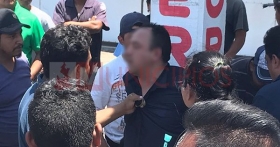 La turba pretend&iacute;a lincharlo y prenderle fuego