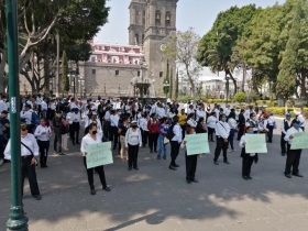 z&oacute;calo de la ciudad de #Puebla