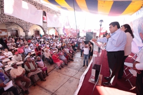 Se compromete a regresar a San Nicol&aacute;s de los Ranchos a presentar un plan regional 