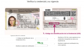 Comprobar la vigencia de nuestra credencial en l&iacute;nea.