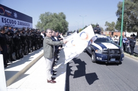 En conjunto con la 25 Zona Militar, fue instalada la &ldquo;Caravana del Progreso&rdquo; en el z&oacute;calo municipal de Nopalucan   