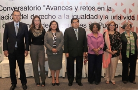 Enfatiz&oacute; que hombres y mujeres tienen igualdad de derechos