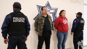 En Atlixco, Polic&iacute;a Estatal detiene a presuntos asaltantes