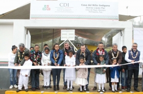Inauguraron la rehabilitaci&oacute;n de la Casa del Ni&ntilde;o Ind&iacute;gena &ldquo;Alonso L&oacute;pez Mar&rdquo;
