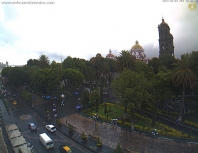 Cielo nublado durante el d&iacute;a en Puebla 