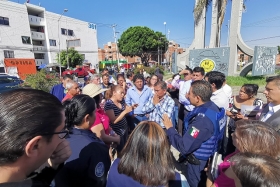Realizaron una protesta en el monumento donde la joven mujer perdi&oacute; la vida   
