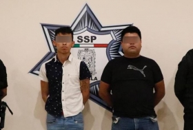 En la colonia Santa Mar&iacute;a detienen a presuntos distribuidores de droga