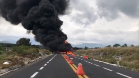Bomberos de Tehuac&aacute;n laboraron en la zona 