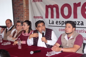 La organizaci&oacute;n nacional de Morena nos respalda, debemos proteger a la ciudadan&iacute;a