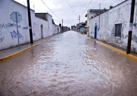 Lluvias en San Andr&eacute;s Cholula
