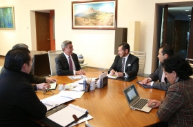 Tony Gali sostuvo una reuni&oacute;n de trabajo con el Secretario Ejecutivo del Sistema Nacional de Seguridad P&uacute;blica