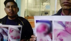 Familiares exigen justicia, dicen que el beb&eacute; muri&oacute; debido a negligencia m&eacute;dica