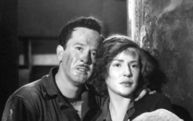 Pedro Infante y Blanca Estela Pav&oacute;n en "Ustedes los ricos"
