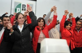 Blanca Alcal&aacute; con la fuerza pol&iacute;tica para ganar la minigubernatura de Puebla