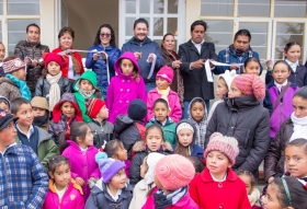 El alcalde se&ntilde;al&oacute; que este comedor es muy especial, ya que fue el primer desayunador escolar construido durante su gesti&oacute;n