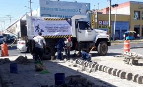 Infraestructura Municipal inicia rehabilitaci&oacute;n de calles en Centro Hist&oacute;rico