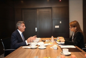Nuria Sanz celebr&oacute; el compromiso  de Tony Gali para fomentar la cultura