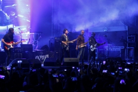 La banda interpret&oacute; lo mejor de su repertorio 
